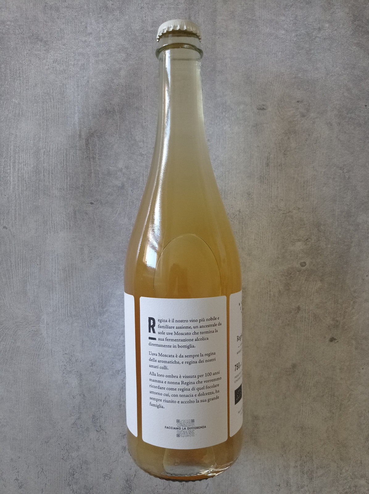 Regina Moscato frizzante ancestrale