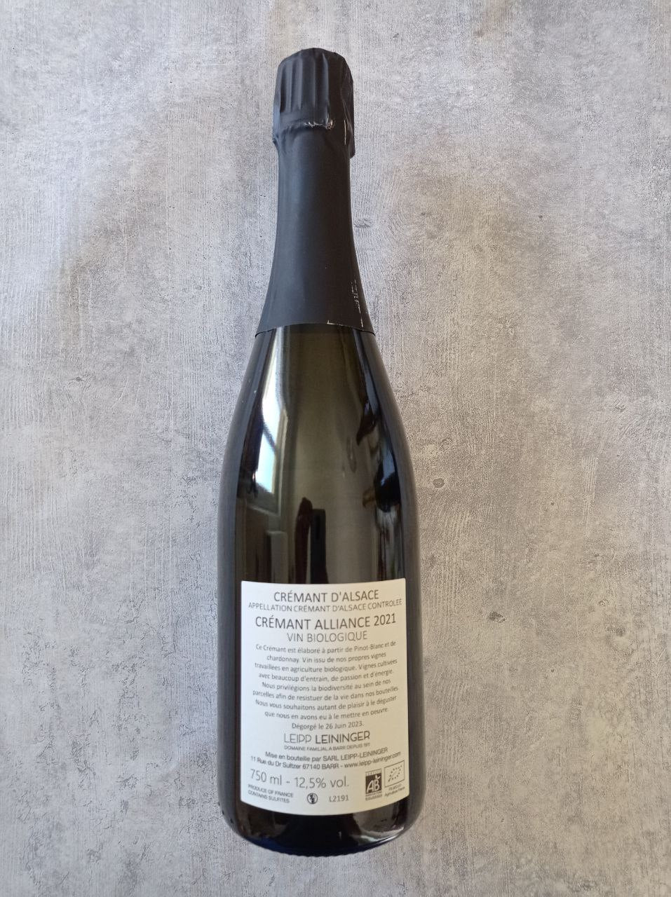 Cremant d'Alsace Alliance 2021 Extra Brut