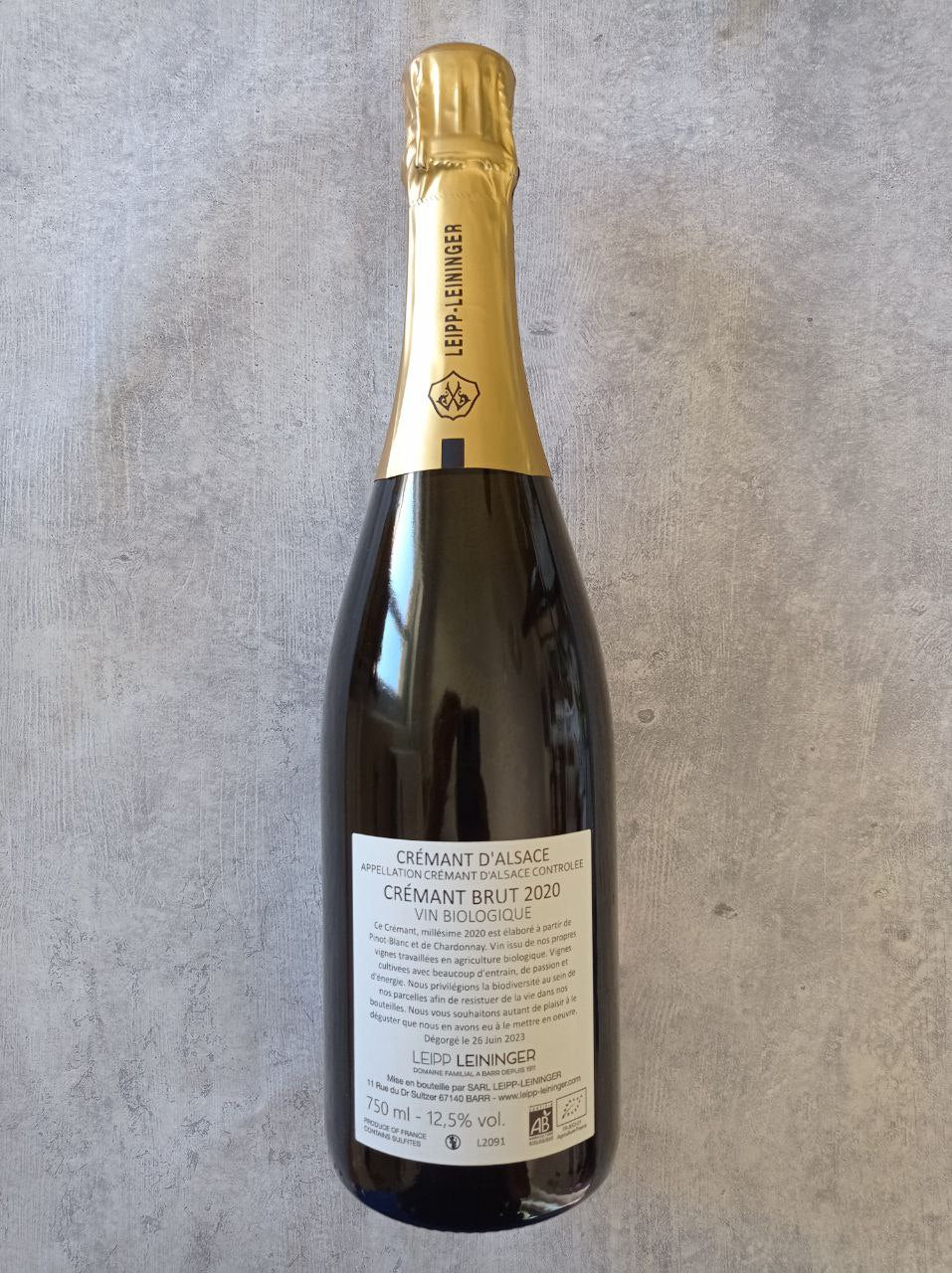 Cremant d'Alsace Brut 2022