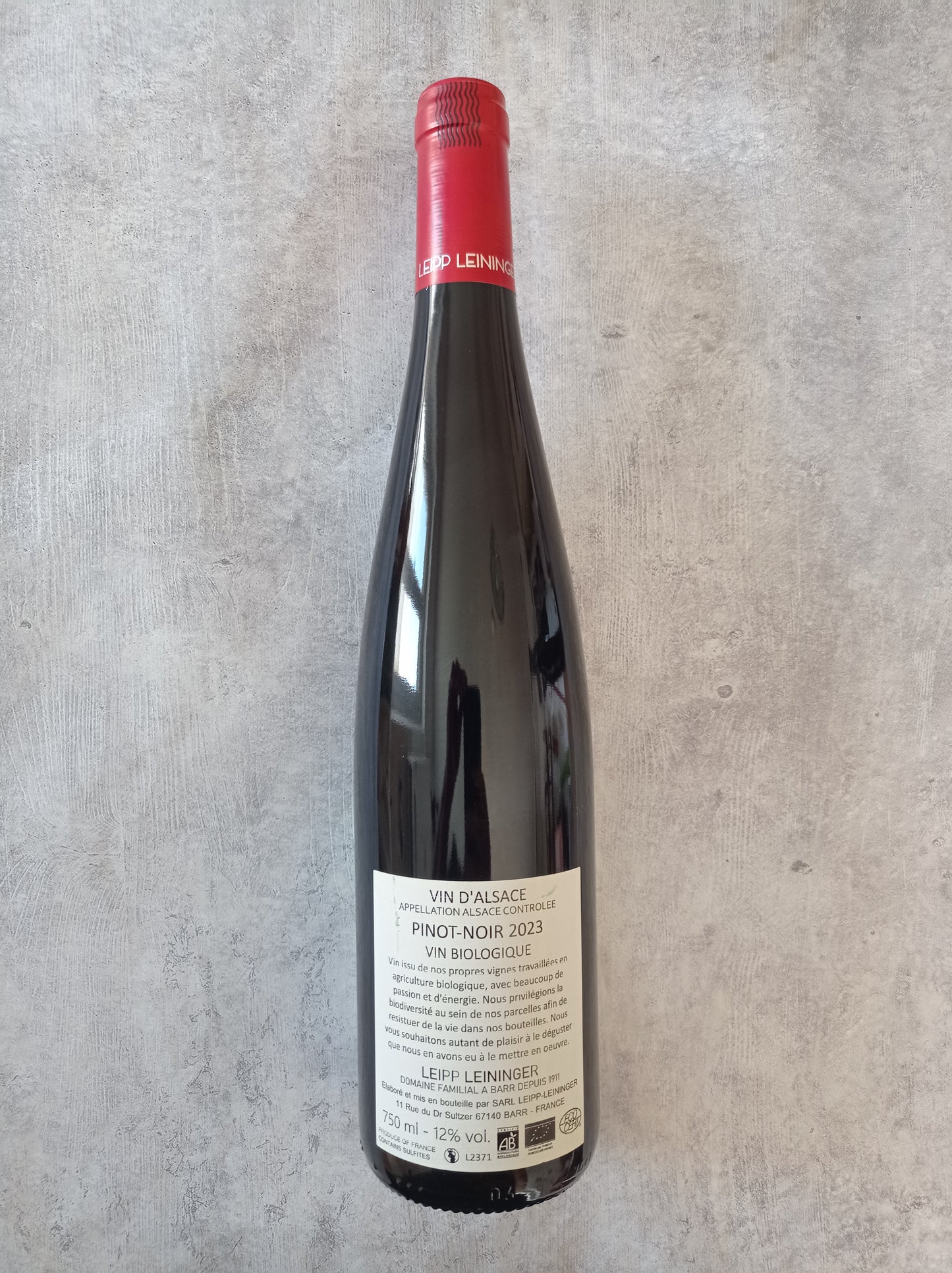 Alsace Pinot noir 2023