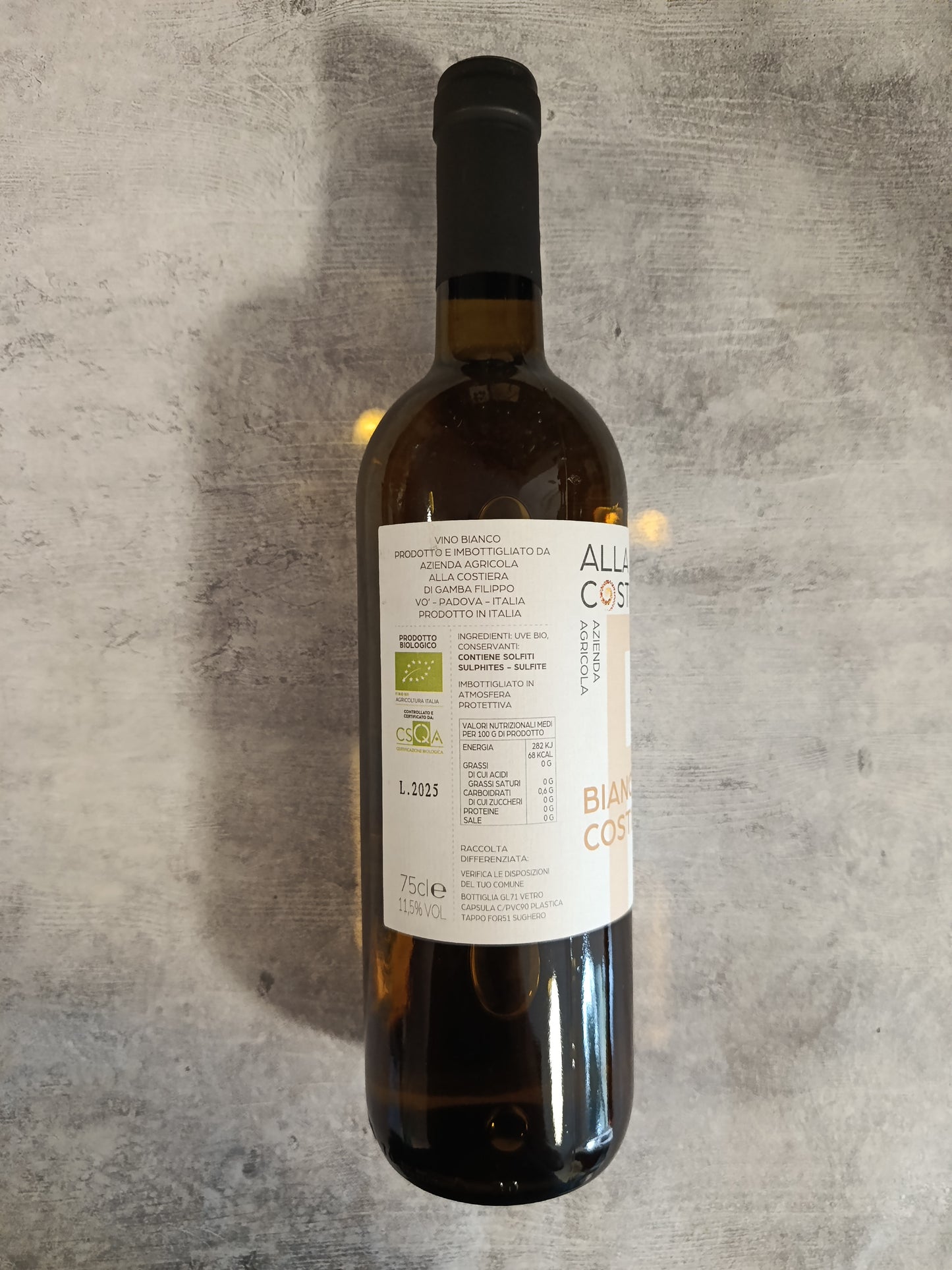 Bianco Costiera 2025