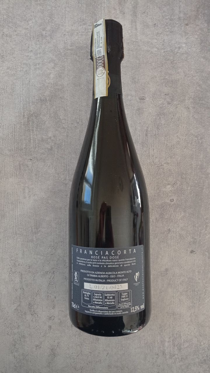 Franciacorta rosè pas dosè