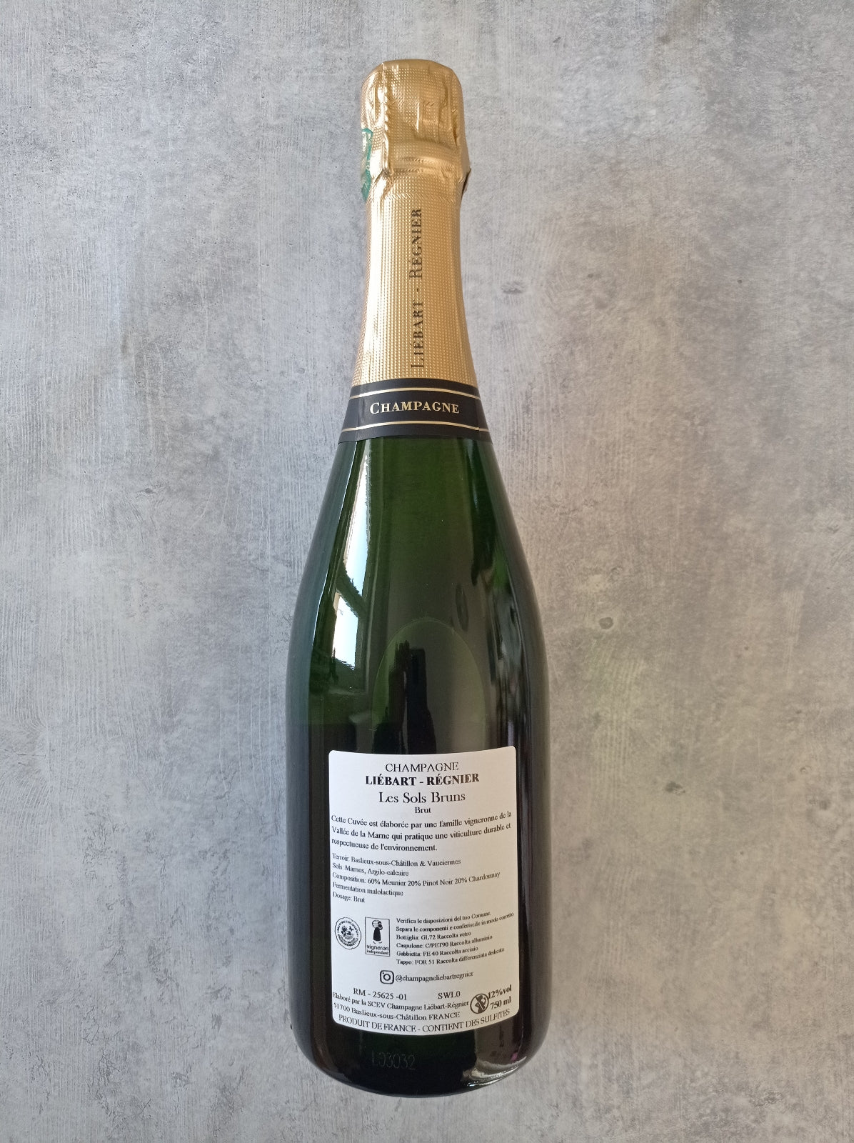 Champagne Les Sols Brun - Brut