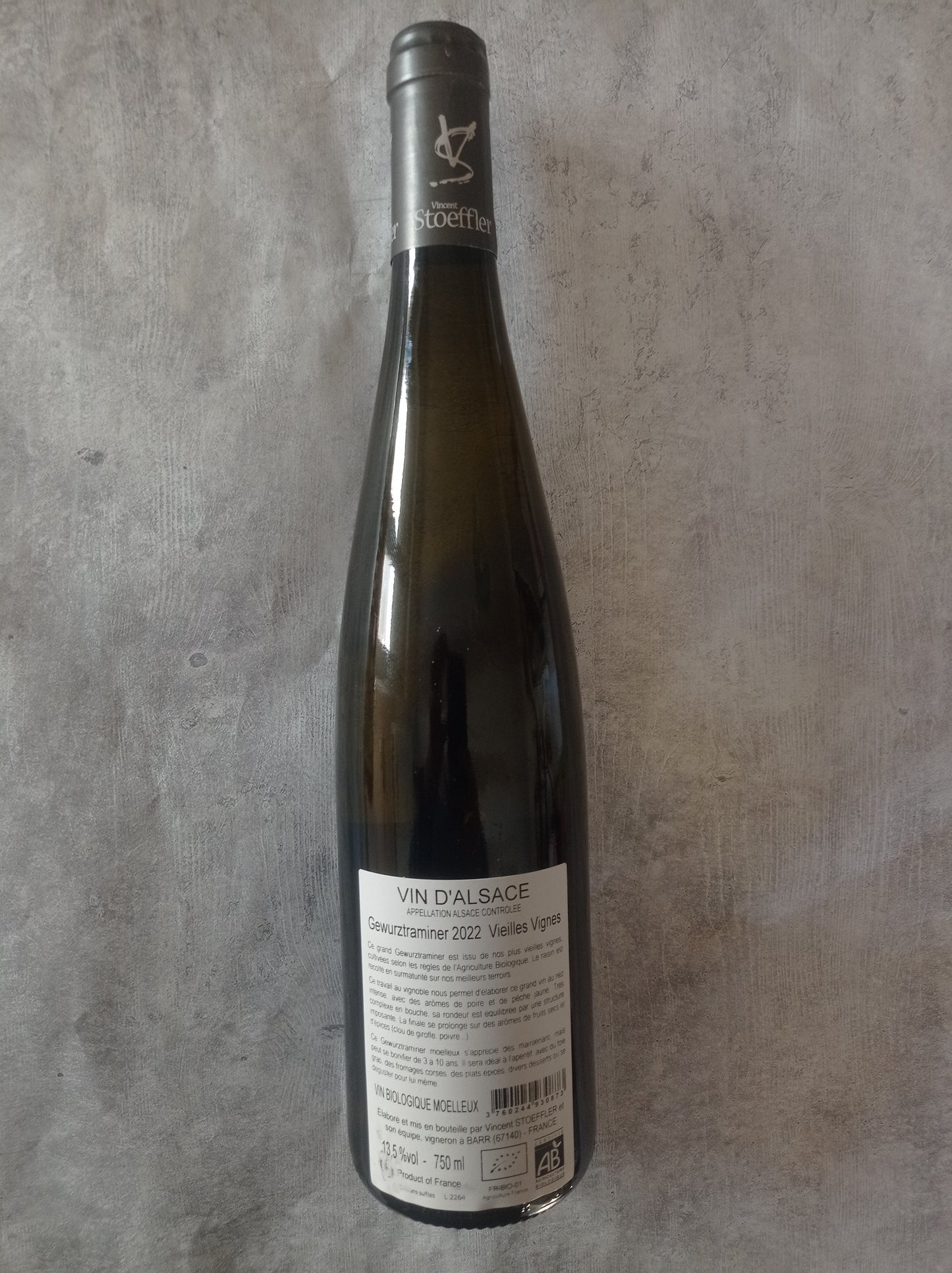 Gewurztraminer vieilles vignes 2022 molleux