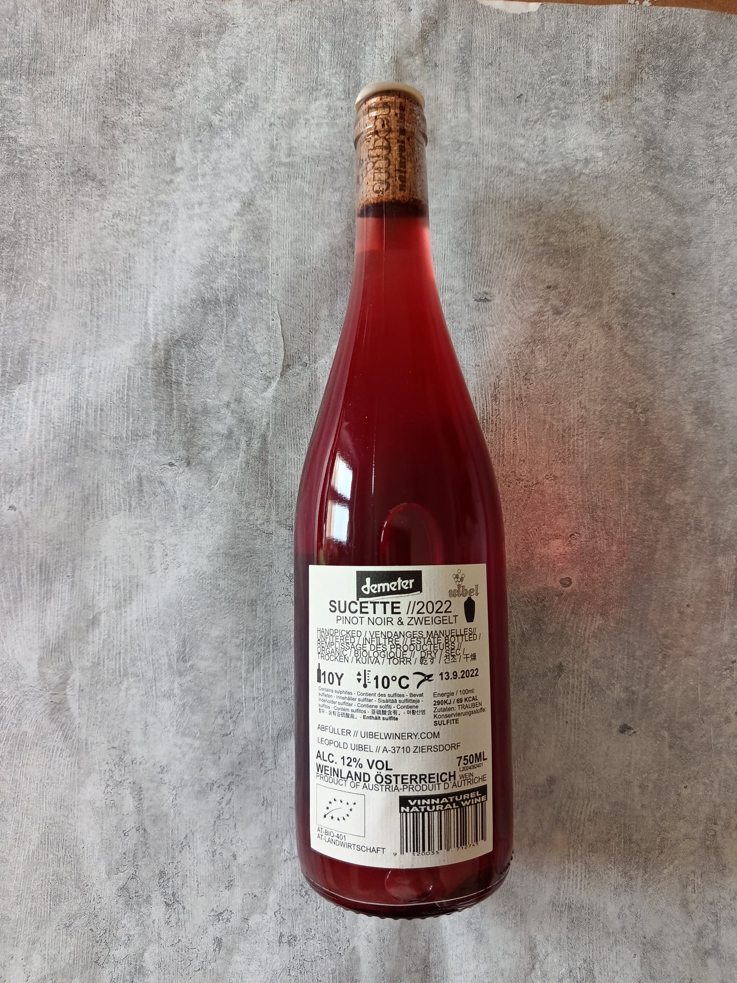 Sucette Amphore rose 2022