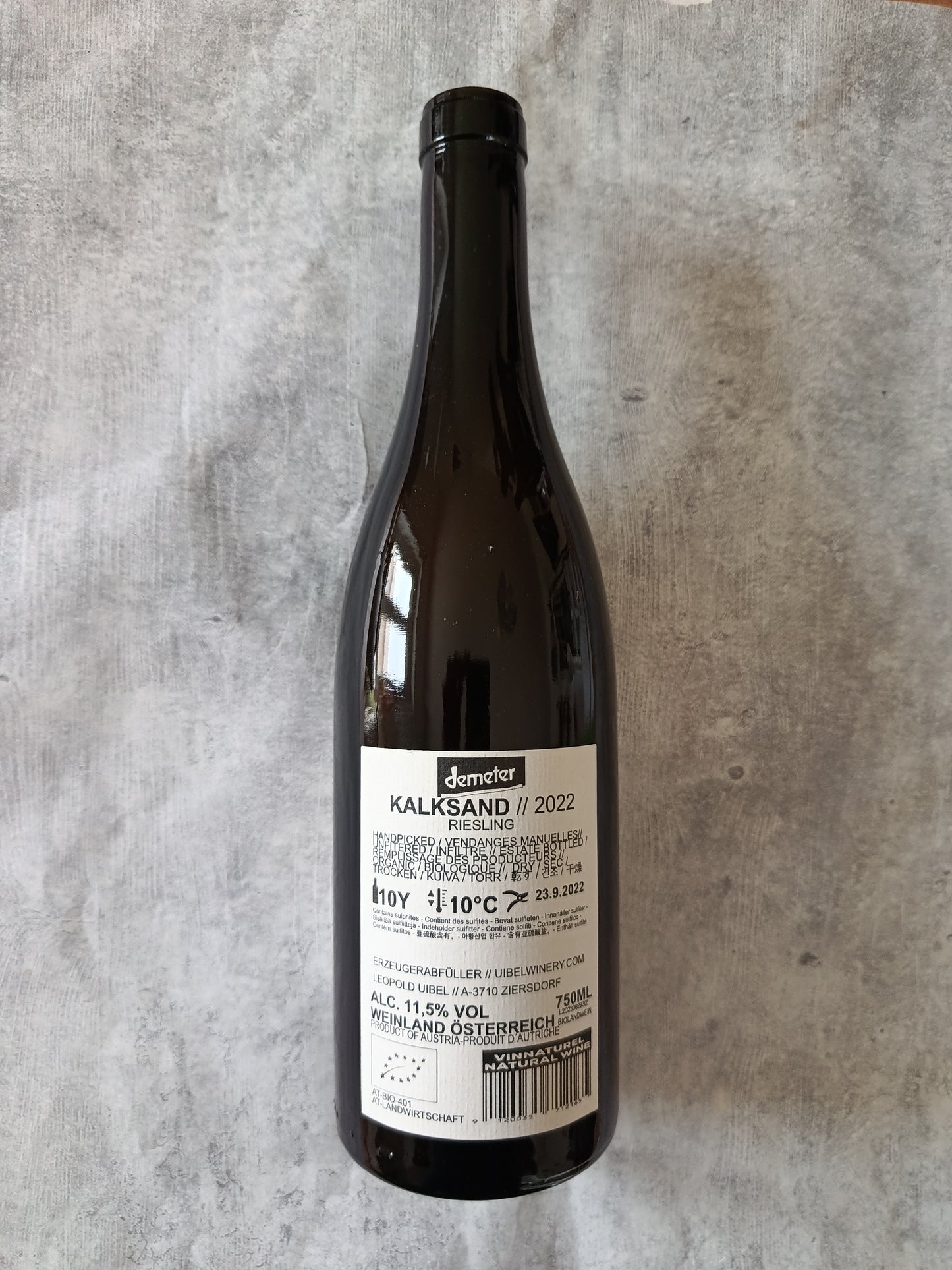 Kalksand Riesling 2022